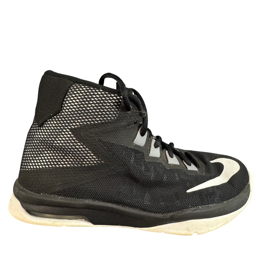 Nike Air Precision Basketball Shoes Black White High Top Women 7 5.5Y